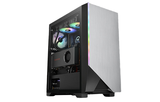 Gabinete Gamer Thermaltake H550 TG, ARGB